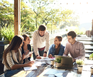 nonprofit leaders meet to discuss grants and funding